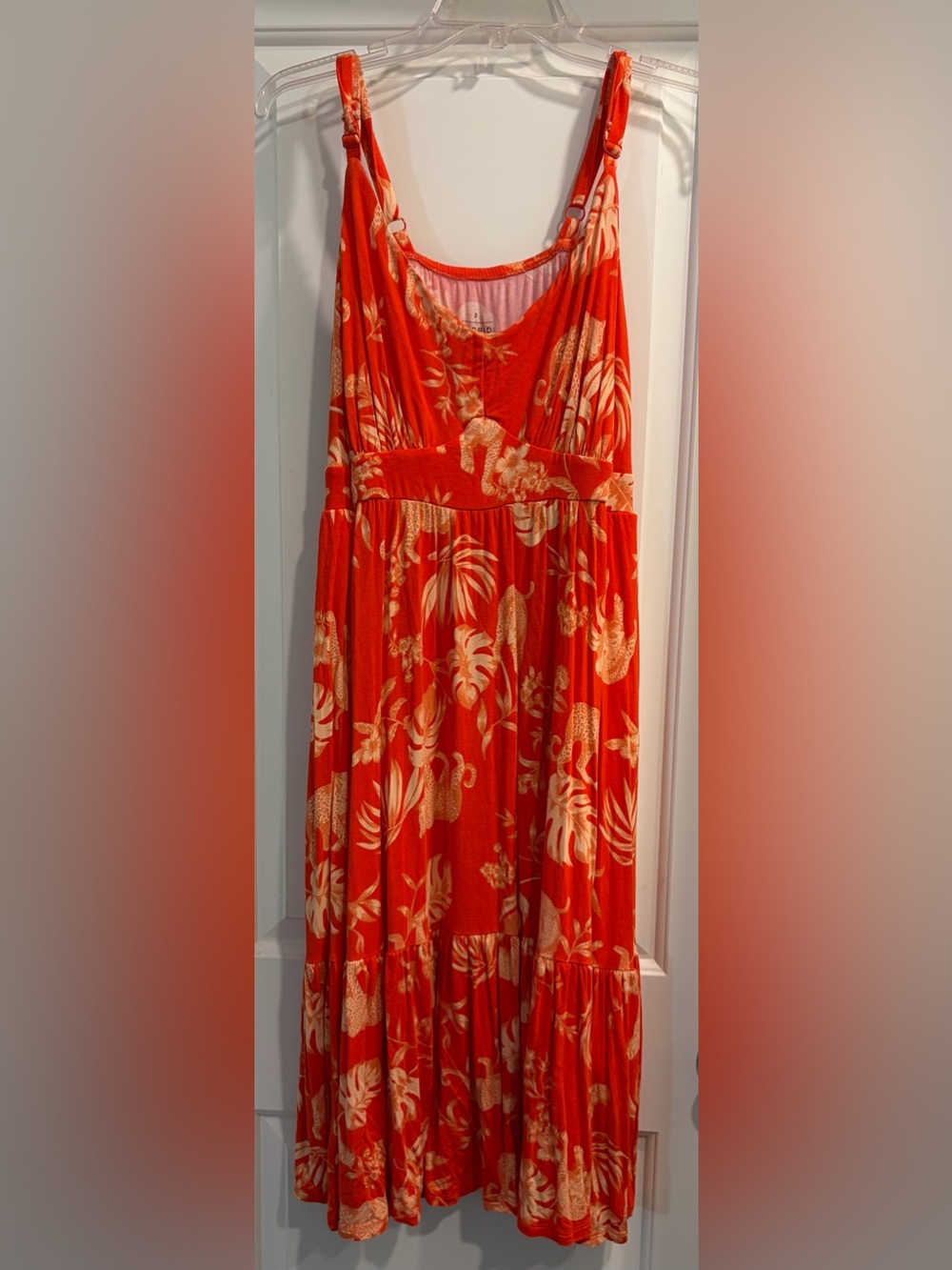 torrid Orange Floral & Animal Print Dress
